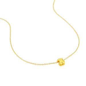 Brand New TOUS Gold Sweet Dolls Necklace Bear Motif